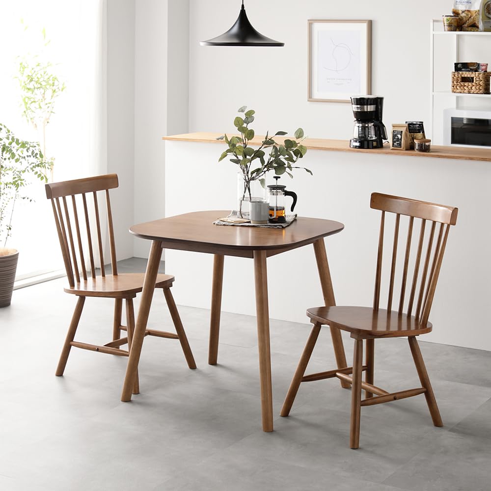 Amazon｜ダイニング3点セット テーブル幅75cm+チェア2脚