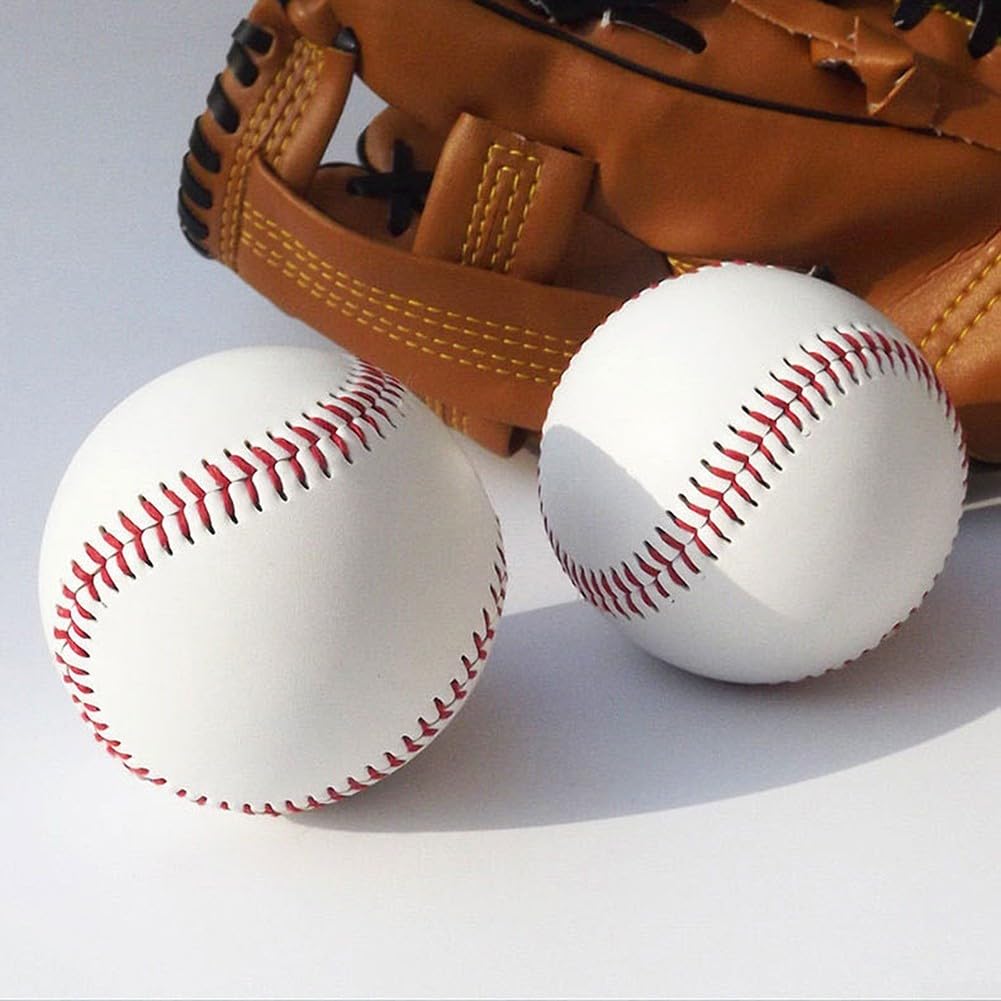 Palline da baseball professionali da allenamento a 9 pollici senza marchio per il lancio e il lancio