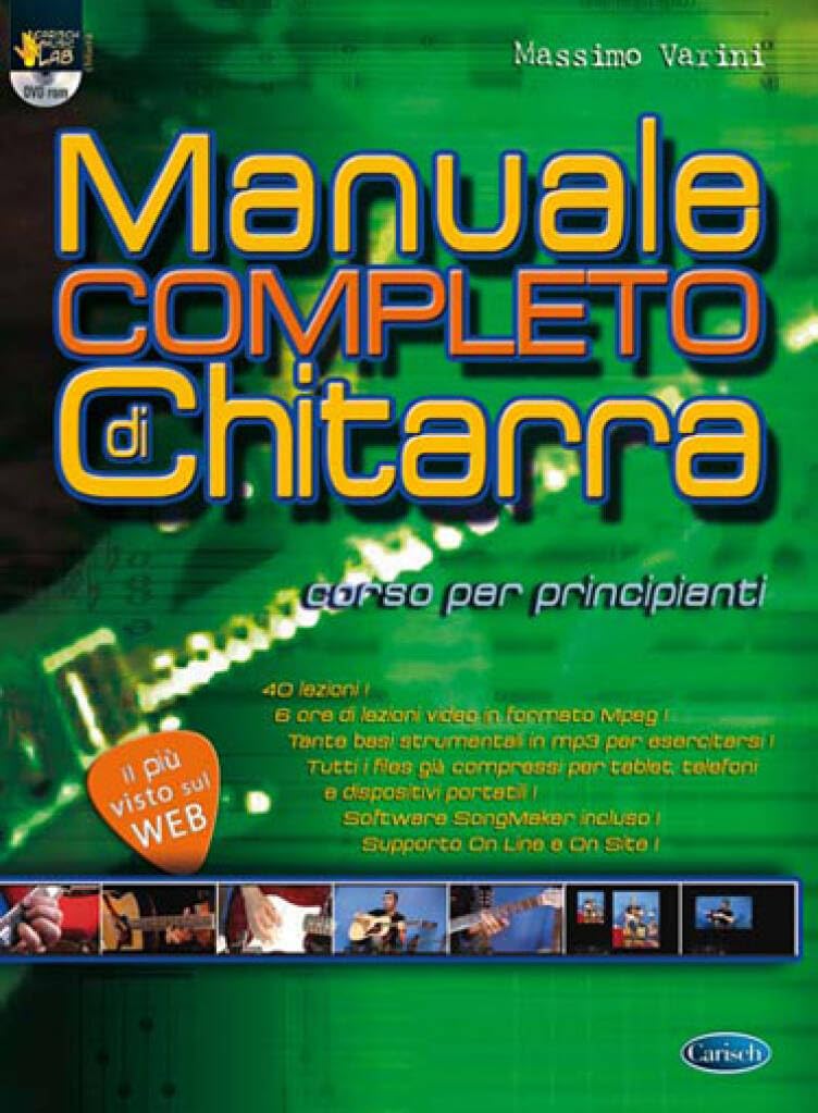 MANUALE COMPLETO DI CHITARRA +DVD-ROM      Paperback – April 8, 2014