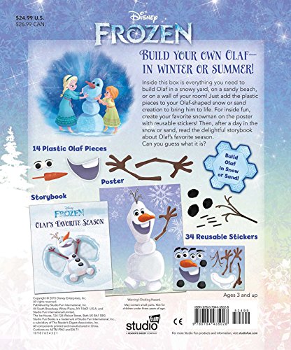 Disney Frozen: Do You Want to Build an Olaf?: Storybook & Snowman Kit - Image 5