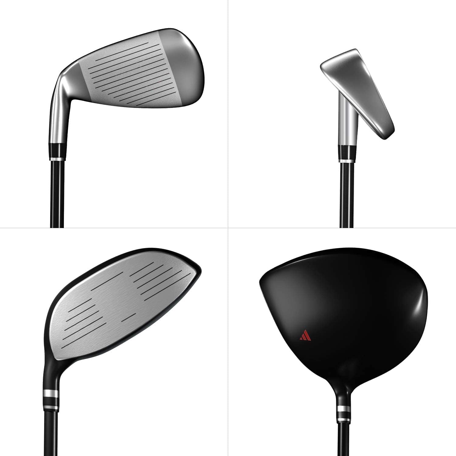 Golf Clubs Complete Set for Men 13 Piece Includes Titanium Golf Driver, 3 & #5 Fairway Woods, 4 Hybrid, 5-SW Irons, Putter and Golf Bag : Sports & Outdoors