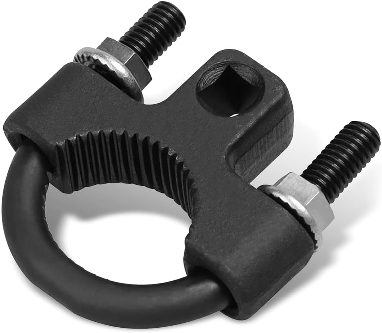 Inner Tie Rod Removal Tool, Steering Wheel Inner Ball Head Rudder Wrench, U-shaped Tooth Tie Rod Installation Accessories (Black)