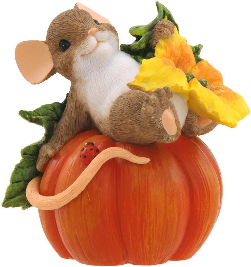 ENESCO Charming Tails Halloween Your Friendship is Ripe Figurine, 3-Inch