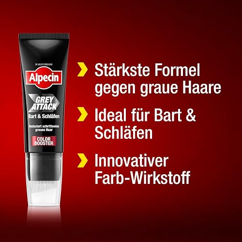 Alpecin Grey Attack Bart & Temples Colour Booster 50 ml - 3