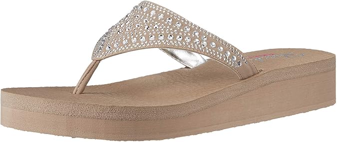 Amazon.com: Skechers Cali Vinyasa Bindu ojotas para mujer : Ropa, Zapatos y  Joyería