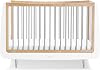 SnuzKot Skandi Convertible Nursery Cot Bed - White Grey