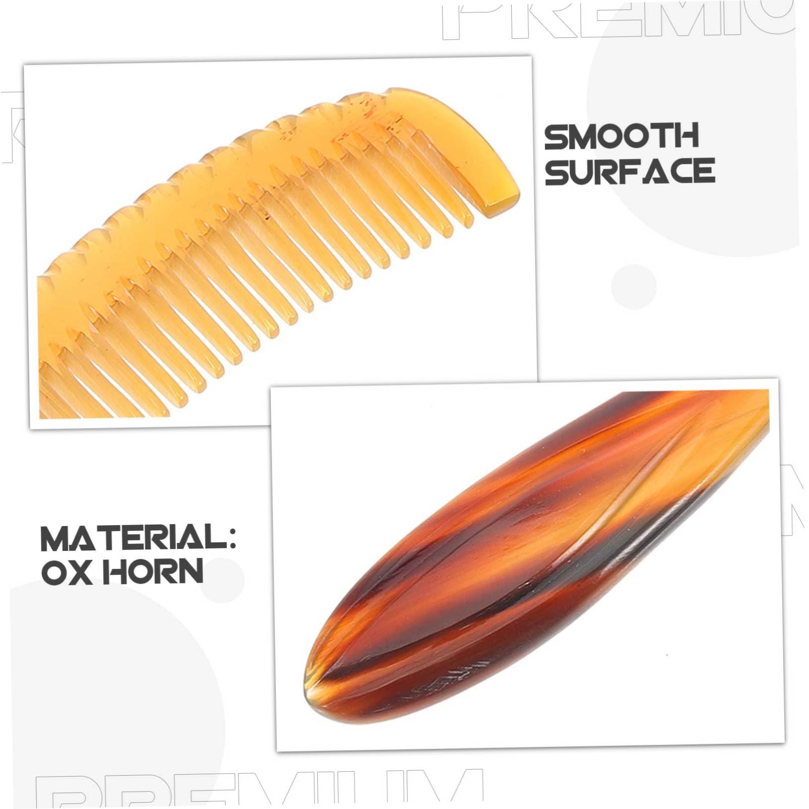 FOMIYES 5 Uds Peine De Cuerno Pequeño Peine De Finos Para Cabello Mojado s Para Estilista De De Pelo s Para Cabello Para Desenredar De