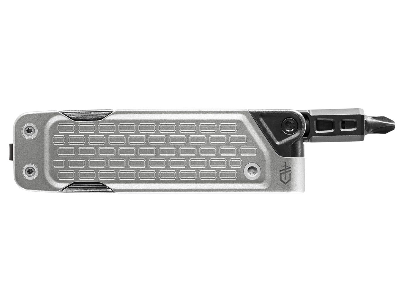 Gerber Wielofunkcyjne narzędzie z 7 funkcjami, nóż z gładkim ostrzem, LockDown Drive, stal nierdzewna/5Cr15MoV, srebrny, 31-003705