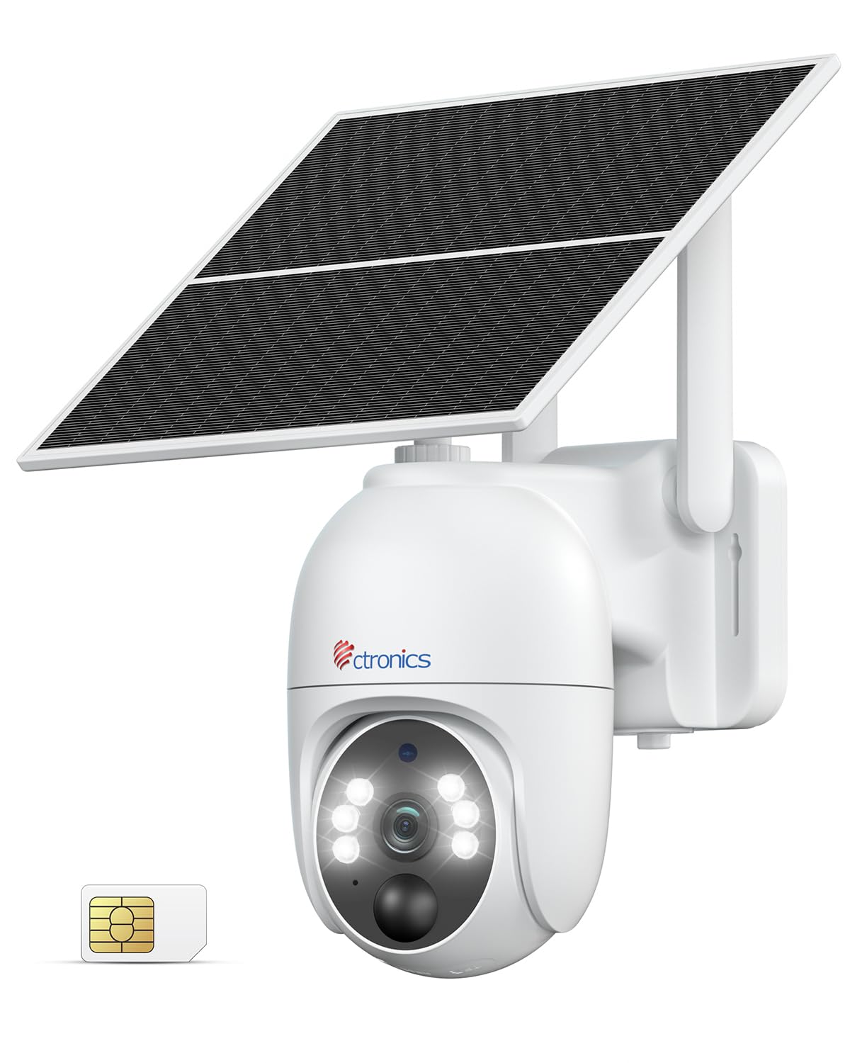 Telecamera Di Sicurezza WiFi 4K 10MP Con 3 Obiettivi, Visione Notturna A Colori, PTZ E Rilevamento AI, Impermeabile