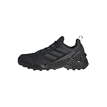 adidas Uomo Eastrail 2.0 RAIN.RDY Hiking Shoes, Core Black ,  Carbon ,  Grey Five, 44 2, 3 EU