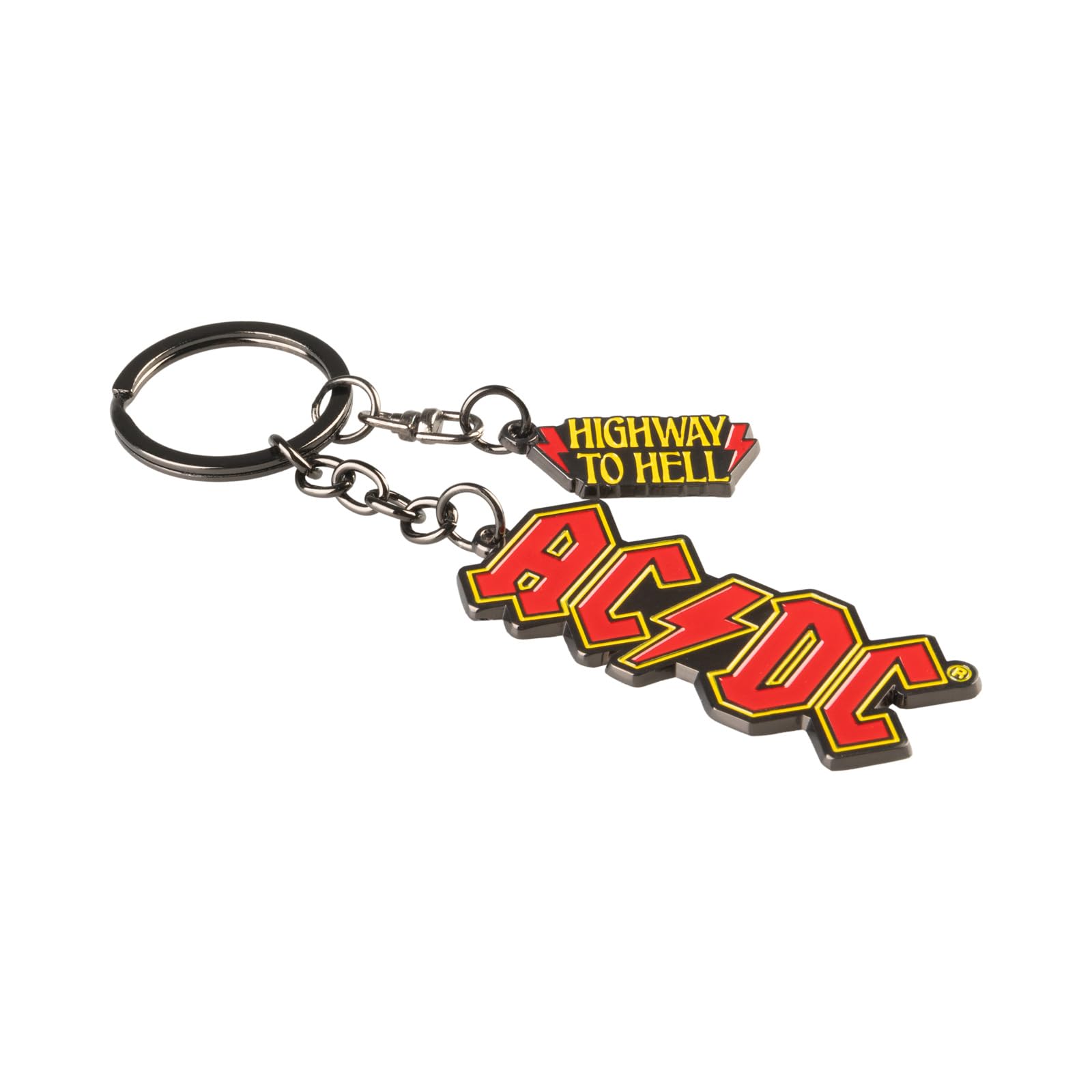 Grupo Erik Keyring - AC/DC Merchandise | Official Merchandise ACDC Gifts Under 10 Pounds, Keychain Music Gifts For Men & Women, Cute Keyring, Cool Keyrings
