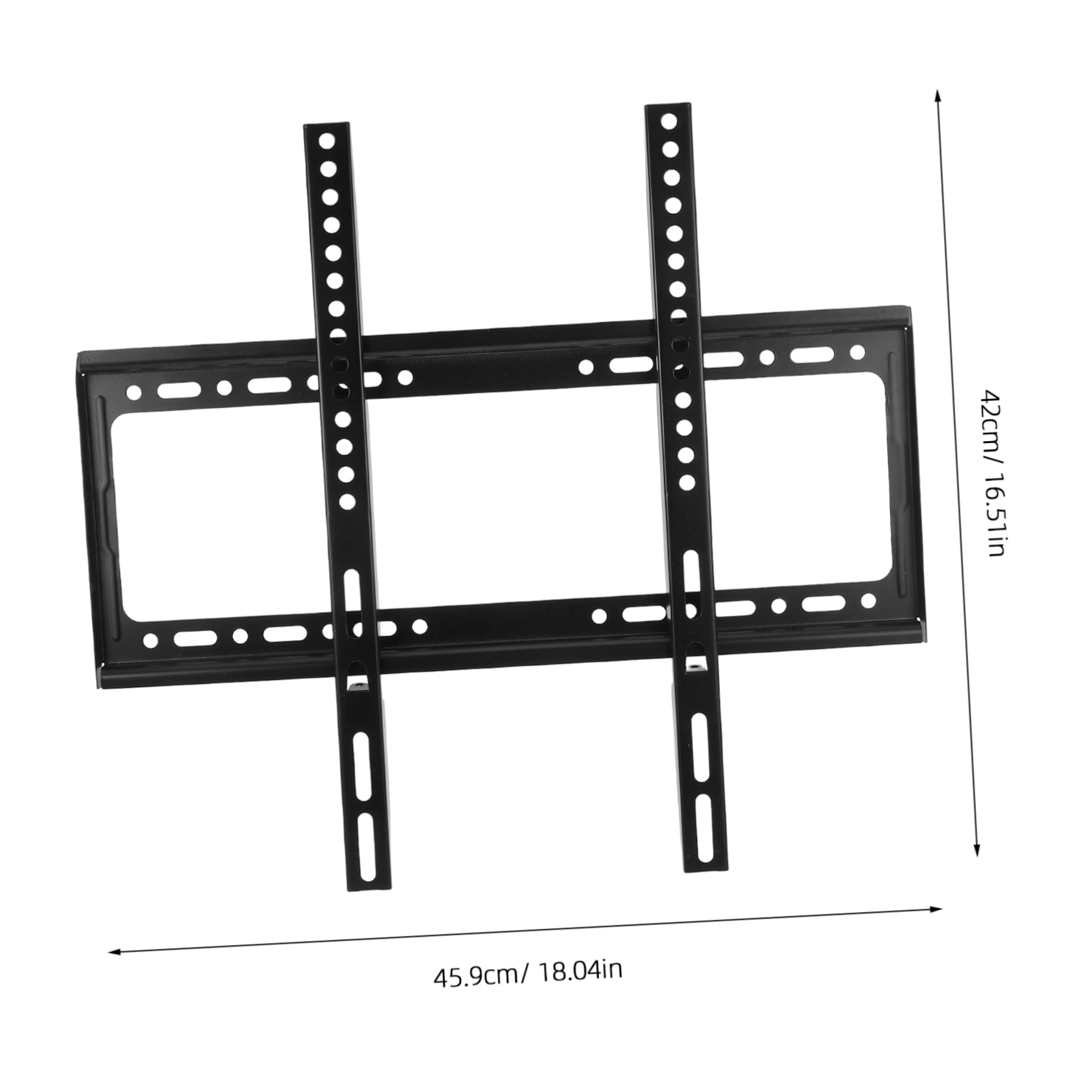 SOLUSTRE Low Mount Stand 26-63 Inch Minimalist Adjustable Tilt Complete Installation Kit