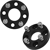 Vista 9 de KAX Espaciadores de rueda 4x4, adaptadores de espaciadores de rueda de 1" con pernos de 1/2" x20, diámetro del cubo de 59 mm, 2 piezas para Xpress