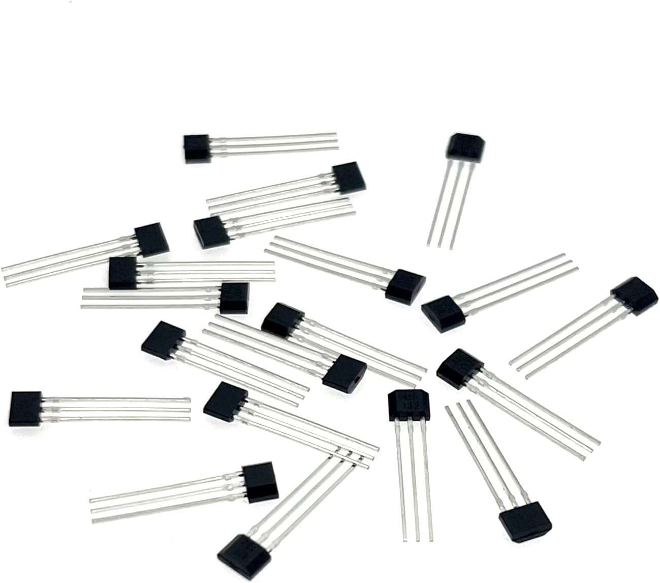 JZK 20pcs TO-92S Bipolar Hall Effect Sensor 41F, Magnetic Detector SS41F 3 Pins Hall Sensor, 41F Hall sensor chip 3pin