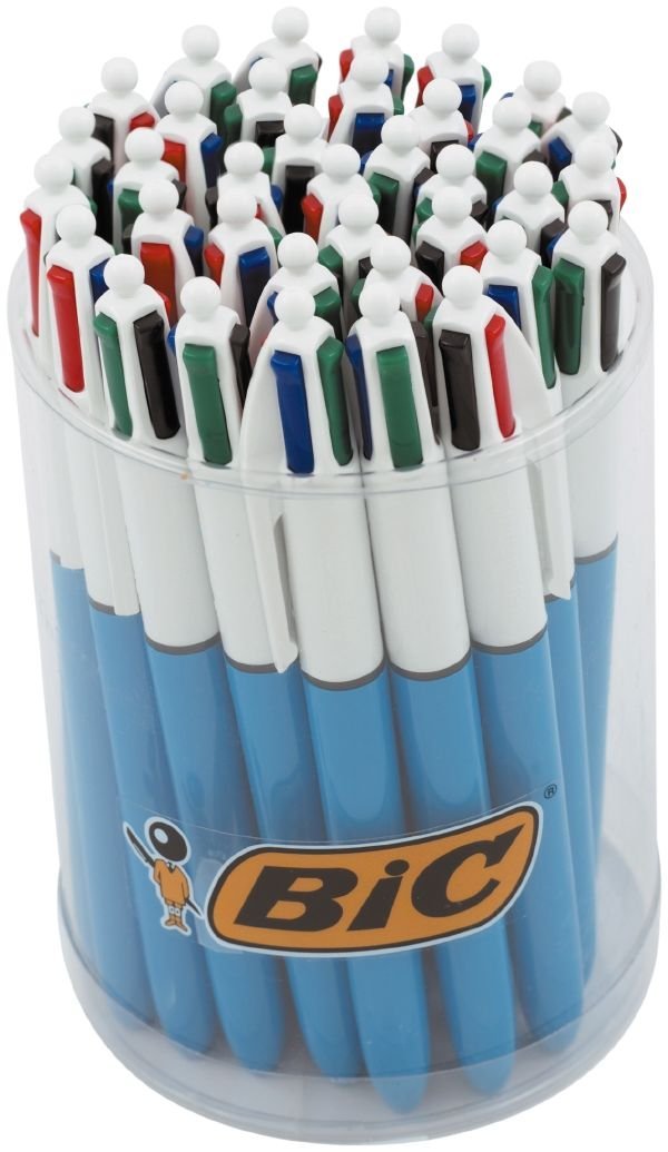 BIC 4 colori penna a sfera media (confezione da 36)