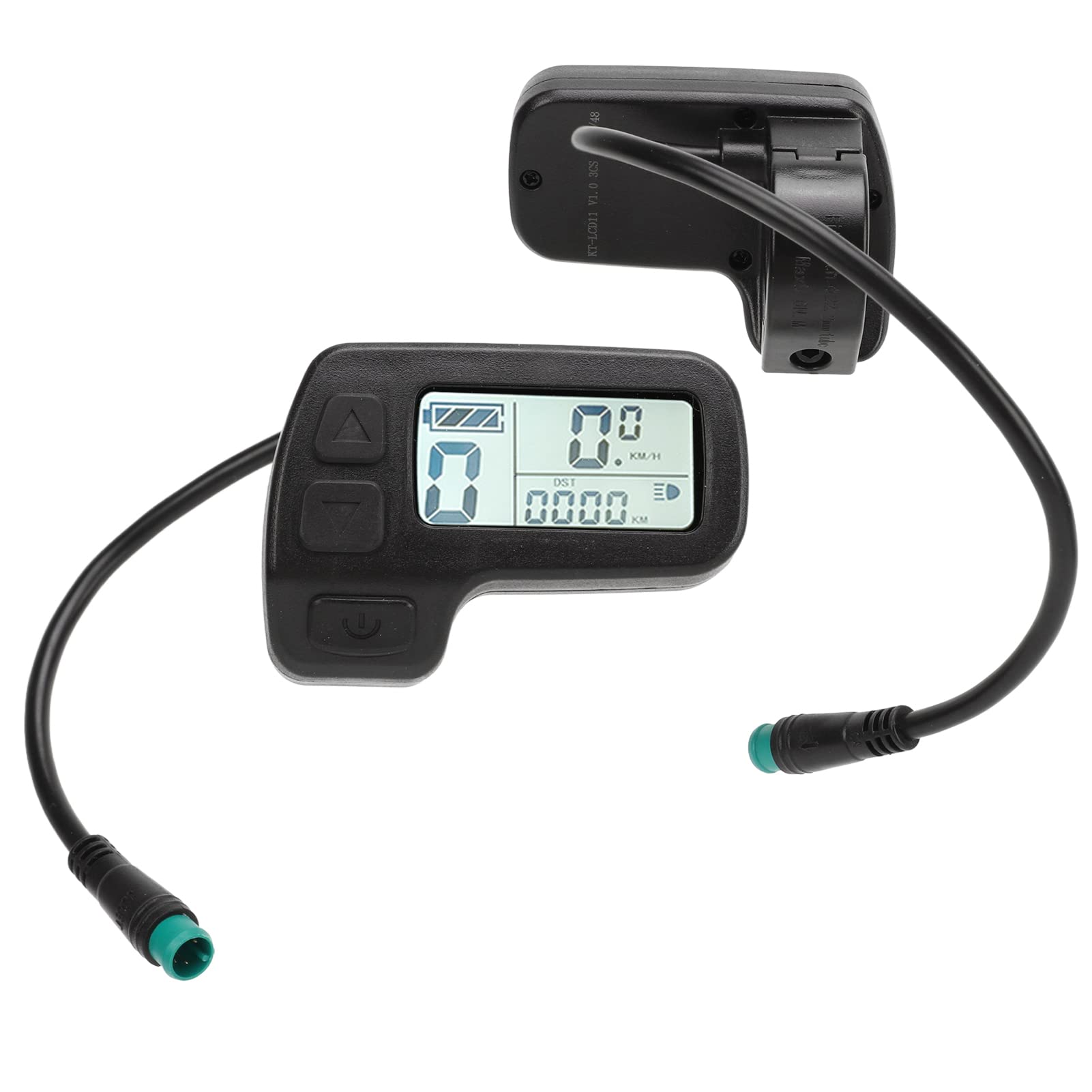 Socobeta 24V 36V 48V Universal-Geschwindigkeitsmesser für Elektrofahrräder KT LCD1 Elektrofahrrad-LCD-Display-Messgerät für Elektrofahrrad Reiten