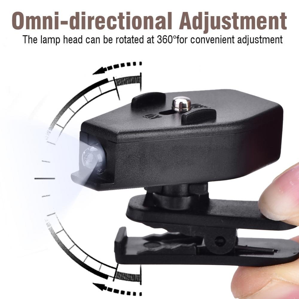 2 x uniwersalne elastyczne super jasne LED Clip On Mini Book lampka do czytania regulowana lampka nocna LED do okularów bezpieczeństwa na kemping okulary do czytania lampa wędkarska konserwacja