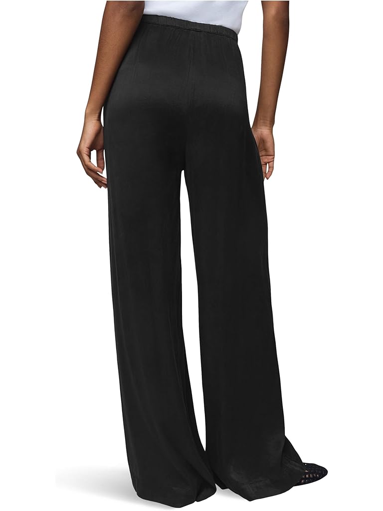 Black Splendid Serena Satin Pants