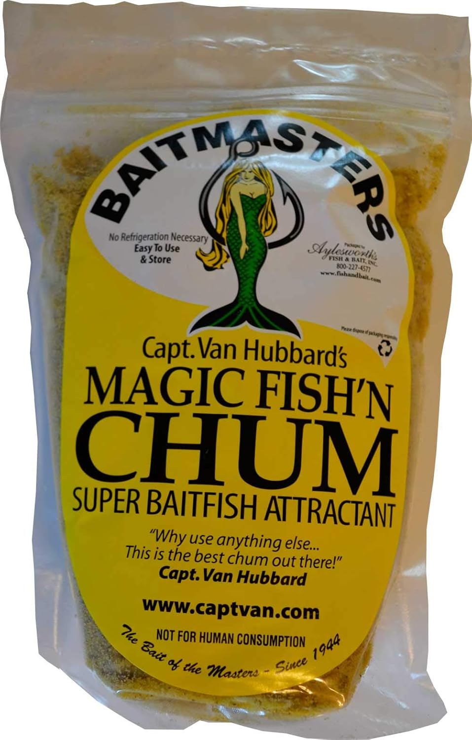 Magic Fish'N Dry Chum by Baitmasters 4lb. Bag