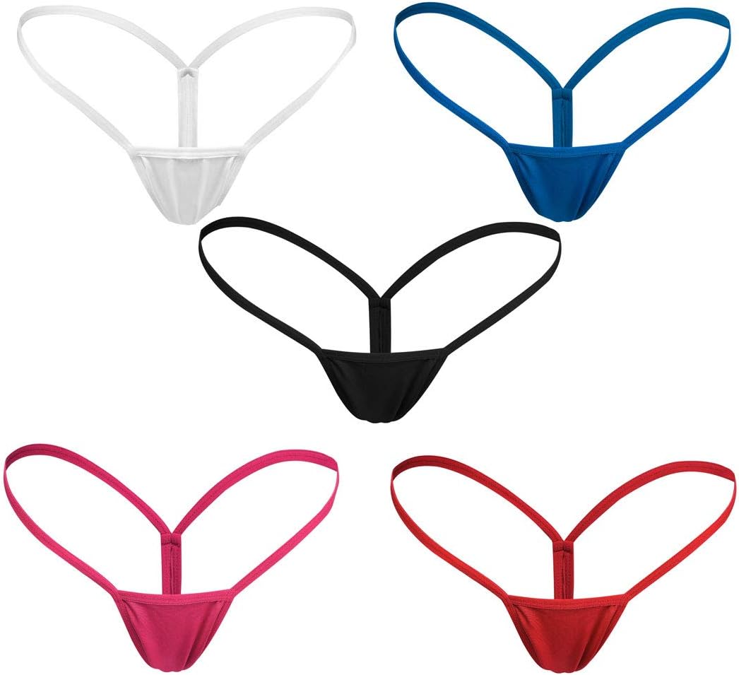 Womens Sexy G-String Lace Thongs Panties Underwear Low Rise T-Back Underpants