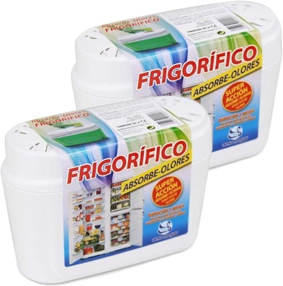 Amahogar - Fridge Odor Absorber - Odour Absorber and Air Purifier - 40 gr - Set of 2 - Made in Spain
