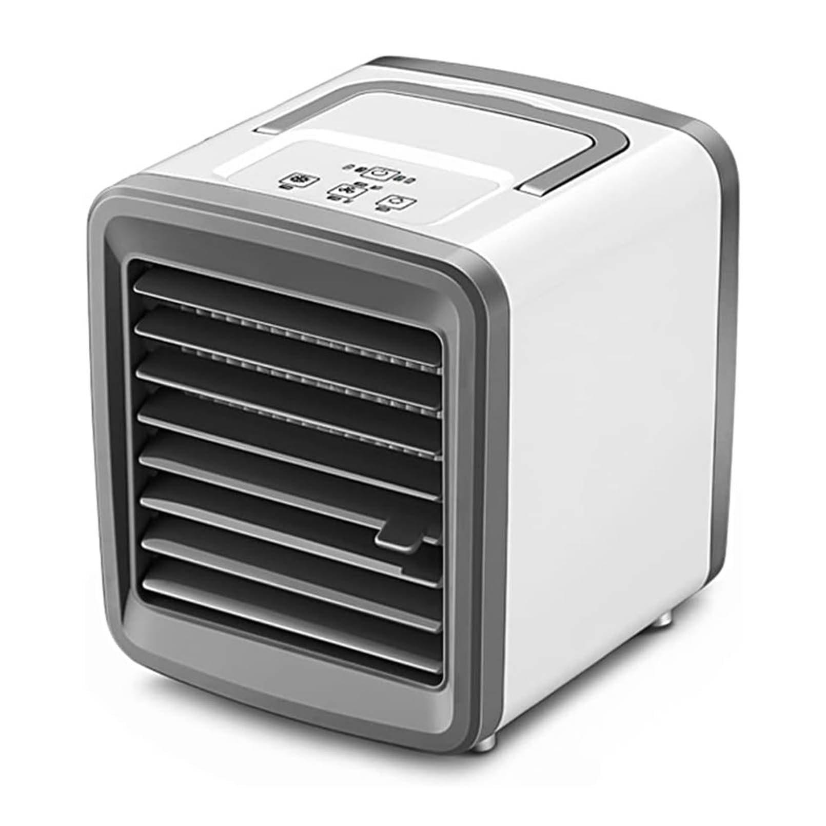 Ventola di raffreddamento portatile con umidificazione, condizionatore d'aria USB a 2 velocità a risparmio energetico per casa, ufficio, uso interno ed esterno