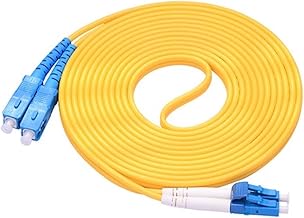 Optical Fiber Cable, Optical Cable, LC to SC Connector, Compatible with Other Companies, In-house, Optical Line Cord, 32.8 ft (10 m)