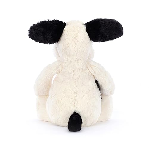 Miniatura 4 de Muñeco de peluche cachorro negro y crema Jellycat Bashful Negro y crema