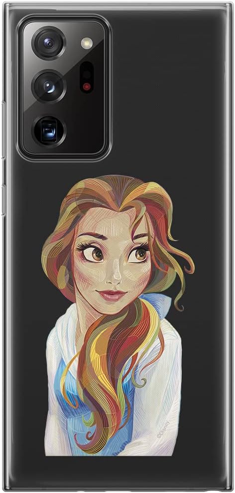 ERT GROUP Mobile Phone case for Samsung Galaxy Note 20 Ultra Original and Officially Licensed Disney Pattern Bella 003 optimally adapted to The Shape of The Mobile Phone, Partially Transparent