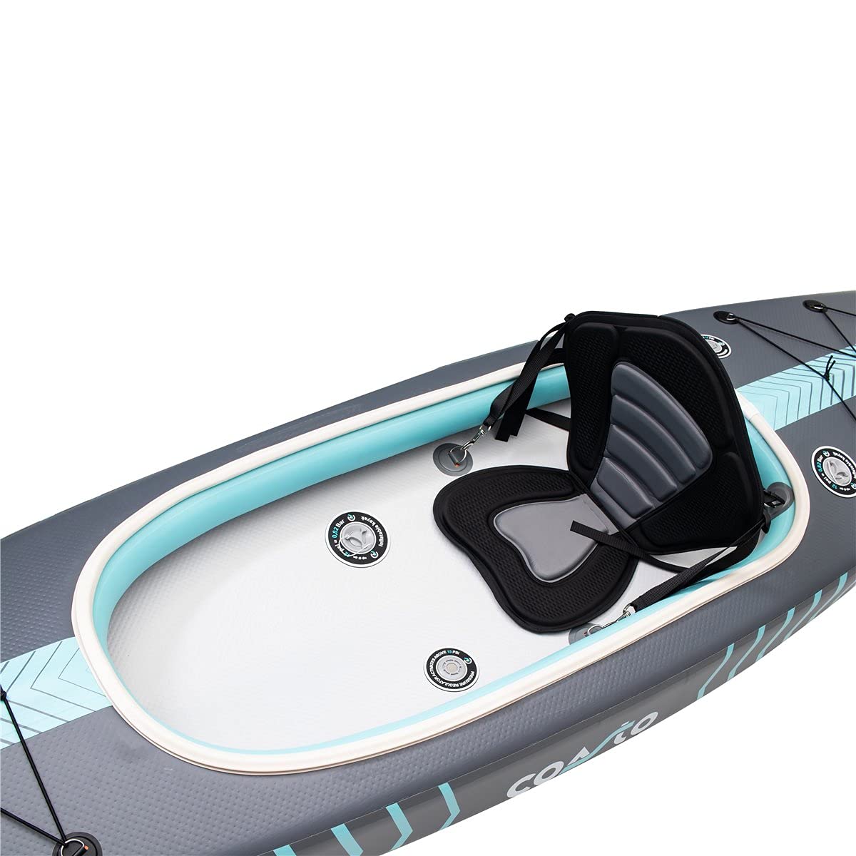 Wassersport COASTO KAJAK CAPITOLE 1 place canoë gonflable 385 cm
