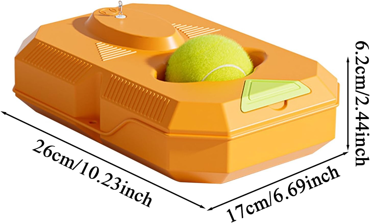 Tennis Practice Rebounder Sports Training Exercise Tool | Tennis Rebounder Equipment for Beginners Adults Teens Fielding Gym Outdoor Backyard Park