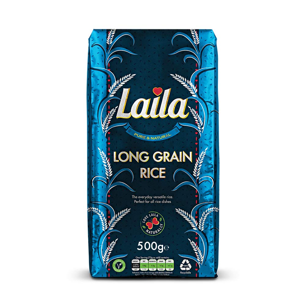 Laila Long Grain Rice (Brick Pack) 8x500G