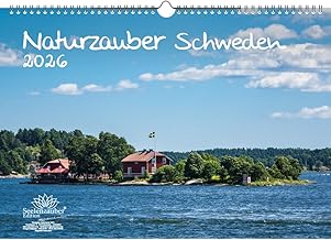 Naturzauber Sweden DIN A3 Calendar for 2026 Nature Travel Country Holiday Seelenzauber