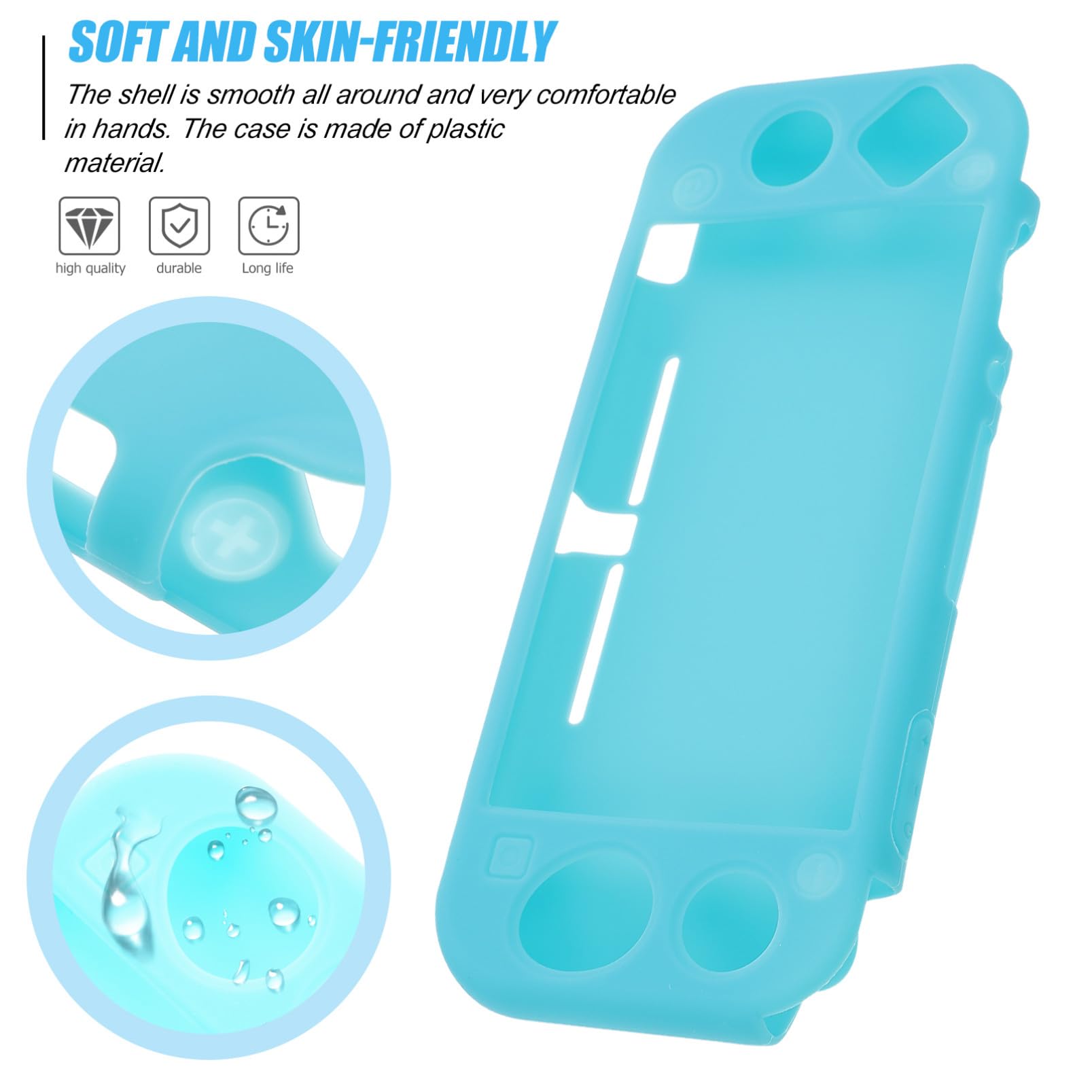 Hemobllo 4pezzi Switch Gamepad Protective Case Antiscivolo e Resistente Agli Urti Compatibile Con Dock e Facile Da Rimuovere