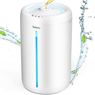4.5L Ultrasonic Air Humidifiers, Top Fill Quiet Rapid Baby Humidifier Up to 40H Cool Mist Humidifiers for Home Bedroom Large Room, Nursery, Pet, Plants, Auto Shut Off