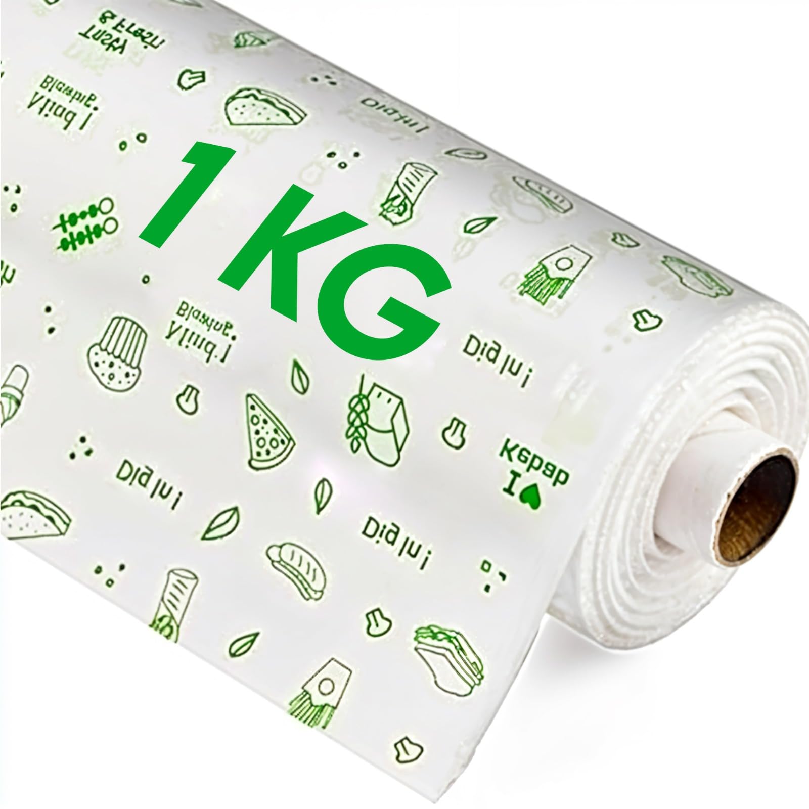 Eurowrap 1 kg Butter Paper Roll – Ideal Wrapping Paper for Food, Butter Paper for Rotis, Roti Wrapping Sheets, Parchment Paper, and Baking Paper