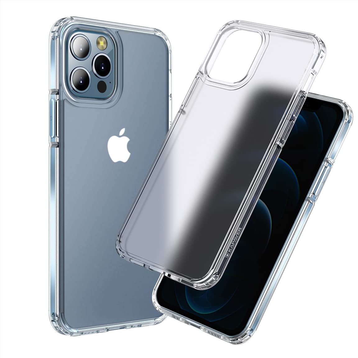 KAPAVER® for iPhone 13 Pro Matte Clear Case[Anti-Fingerprints ][Anti-Scratch][ Anti-Yellowing] Frosted Translucent Shockproof Slim Cover 6.1 inches (Polycarbonate | Matte Black)… (B09TSPLHY2) Amazon Price History, Amazon Price Tracker