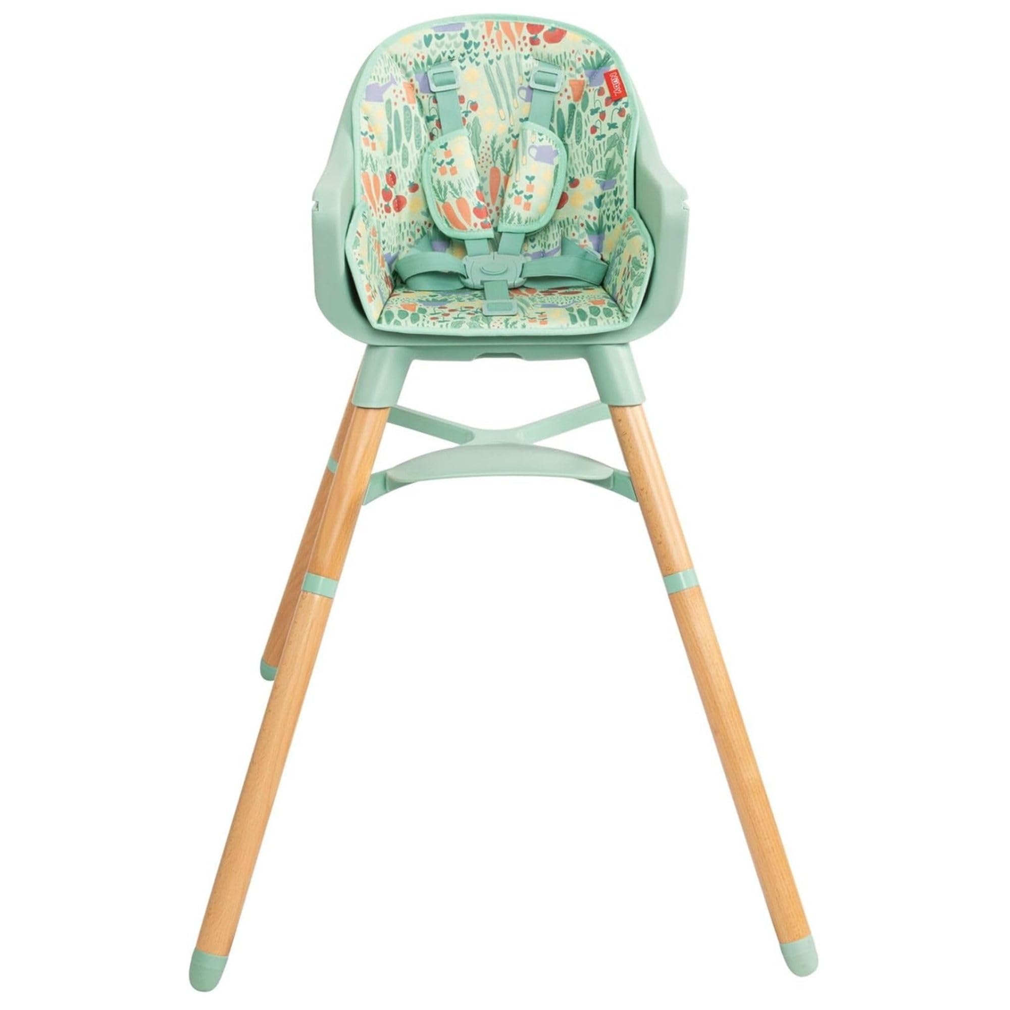 Nuby 4-in-1 Mitwachsender Hochstuhl, bis 27 kg, ab 6 Monaten, Salbeigrün