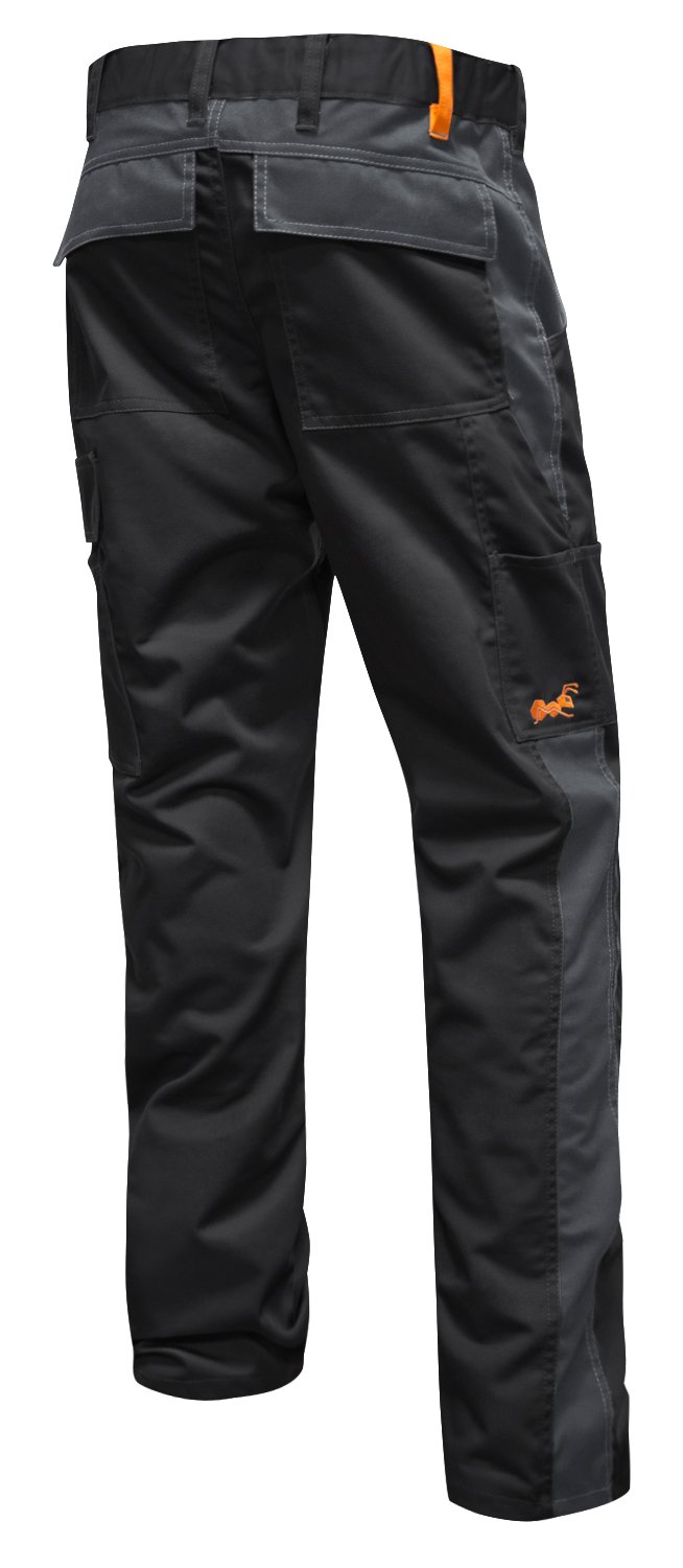 strongAnt Pantalones de Trabajo de Carga elástica con Rodilleras, Bolsillos y Cremallera para Hombre — view 12