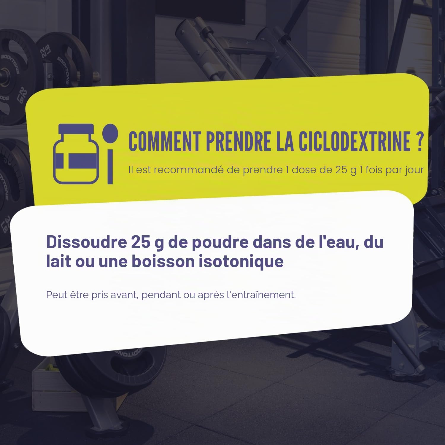 Masmusculo - Cyclo Dextrin en Poudre - 1000 g - Cyclodextrine pour Améliorer l’Endurance Physique - Dextrine Cyclique avec Cluster Dextrin® - Pot pour 2 Mois - Goût Sucette