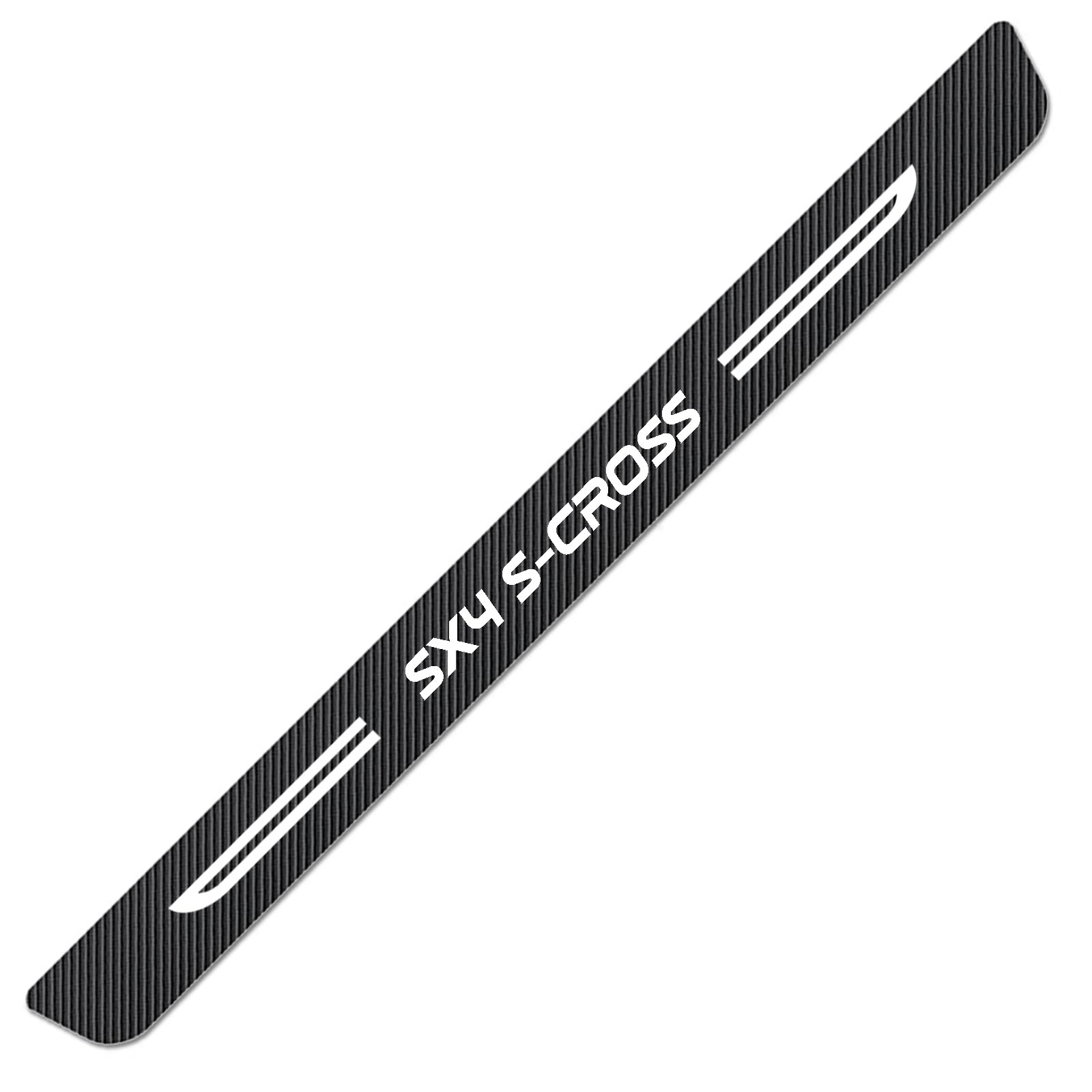 WXH97F Car Rear Bumper Protector for SX4 S-CROSS Carbon Fiber Boot Sill Guard Anti-Scratch Luggage Protective Sticker Self-Adhesive Waterproof Strip 90cm