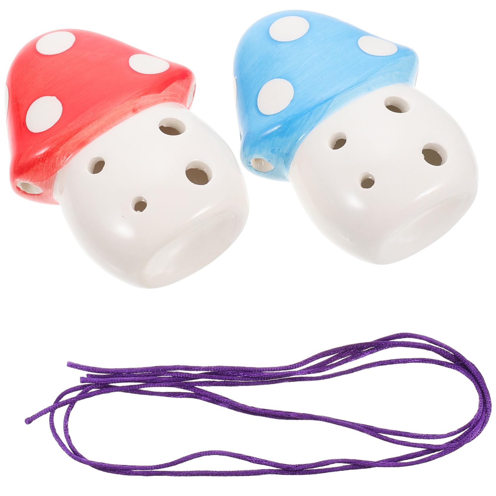 BESPORTBLE 2pcs Flute for Portable Traditional Music Instrument for Music Lovers and Aspiring Musicians Random Lanyard Color