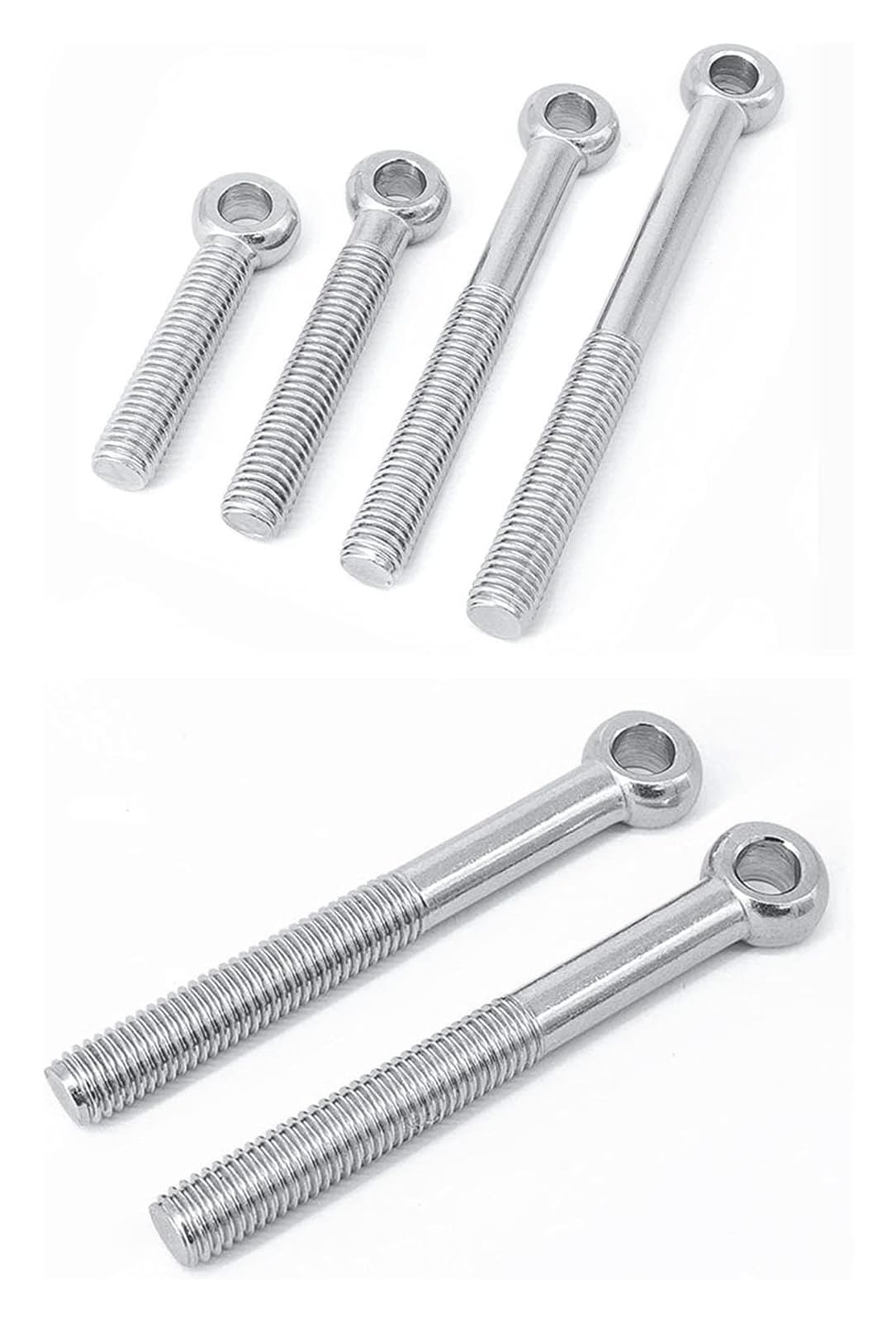 Bullone Ad Occhiello Di Sollevamento In Acciaio Inossidabile 304 Bullone Ad Occhiello Di Sollevamento In Acciaio Inossidabile 304 Bulloni Ad Occhiello For Impieghi Gravosi M20 Viti Strumenti For Ferra - Foto 12