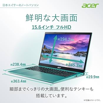 Amazon.co.jp: Acer公式 ノートパソコン Aspire3 A315-58-F58Y/B