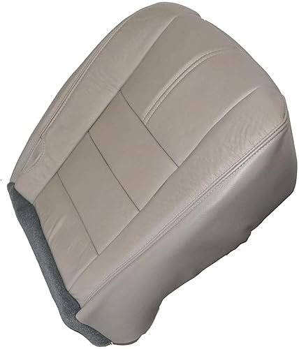 Miniatura 2 de Funda de asiento de vinilo para parte inferior del lado del conductor, color gris piedra 2010 2009 compatible con F250 F350 Lariat