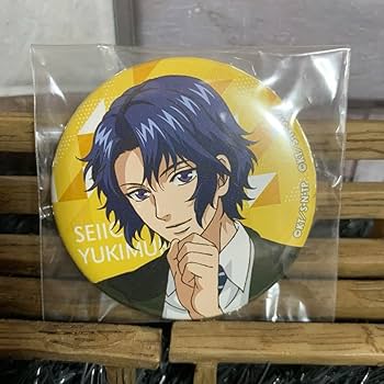 缶バッジ テニスの王子様 幸村精市 缶バッジ グリッター テニプリ