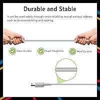 Vista 4 de 3DS Charger, DTOL 3DS Charger Compatible with Nintendo 3DS/ DSi/DSi XL/ 2DS/ 2DS XL/New 3DS 100-240V Wall Plug Adapter 2 Pack