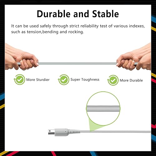 Miniatura 4 de DTOL Cargador de juego adaptador de CA para Nintendo Dsi Ndsi 3DS3DSXLnuevo 3DSnuevo 3Dsll2DSDsiDsiXL paquete de 2