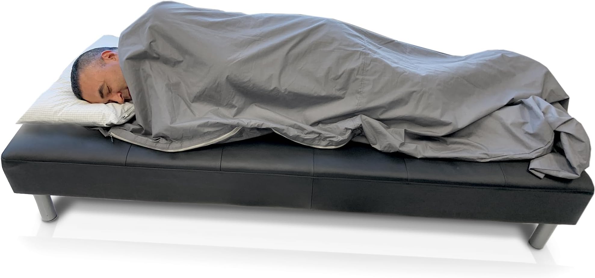 WOREMOR EMF Sleeping Bag Provides EMF Shielding and Earthing Made in Canada - Comfortable, Durable, and Easy to Wash - High Attenuation - Made to Last - Adult Unisex