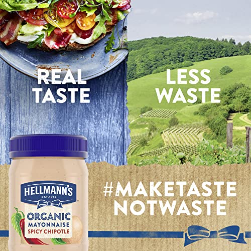 Hellmann's Organic Mayonnaise Spicy Chipotle Mayo 6 Ct Condiment And Sandwich Spread 15 Oz #TOP2